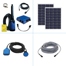 Cargar imagen en el visor de la galería, Sistema de bombeo solar S1-200 HR-07 // - Caudal máx. 11.000 litros/día - Altura máx. 40 metros
