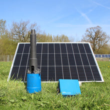 Cargar imagen en el visor de la galería, Sistema de bombeo solar S1-200 HR-07 // - Caudal máx. 11.000 litros/día - Altura máx. 40 metros
